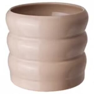 IKEA HASSELBUKETT 4.75" Pink Plant Pot Unique Reactive Glaze Indoor/Outdoor